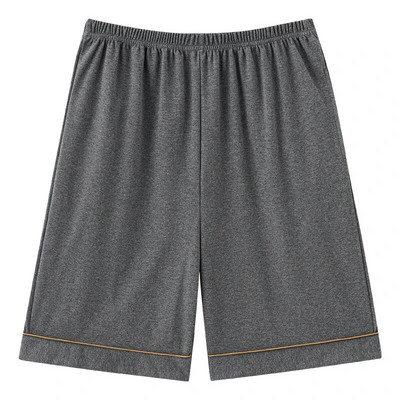 Letné pevné pyžamové nohavice Pánske pyžamové oblečenie Ležérne nohavice Pánske spacie šortky Voľné pohodlné modálne bavlnené spacie nohavice 5XL