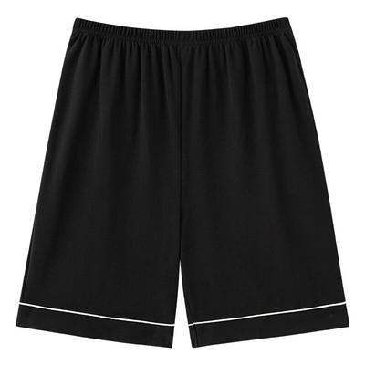 Letné pevné pyžamové nohavice Pánske pyžamové oblečenie Ležérne nohavice Pánske spacie šortky Voľné pohodlné modálne bavlnené spacie nohavice 5XL