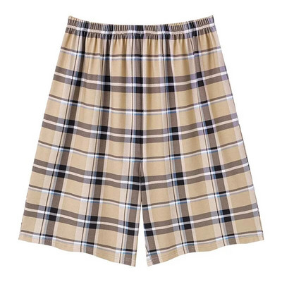 Letné pevné pyžamové nohavice Pánske pyžamové oblečenie Ležérne nohavice Pánske spacie šortky Voľné pohodlné modálne bavlnené spacie nohavice 5XL