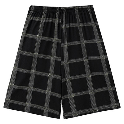 Letné pevné pyžamové nohavice Pánske pyžamové oblečenie Ležérne nohavice Pánske spacie šortky Voľné pohodlné modálne bavlnené spacie nohavice 5XL