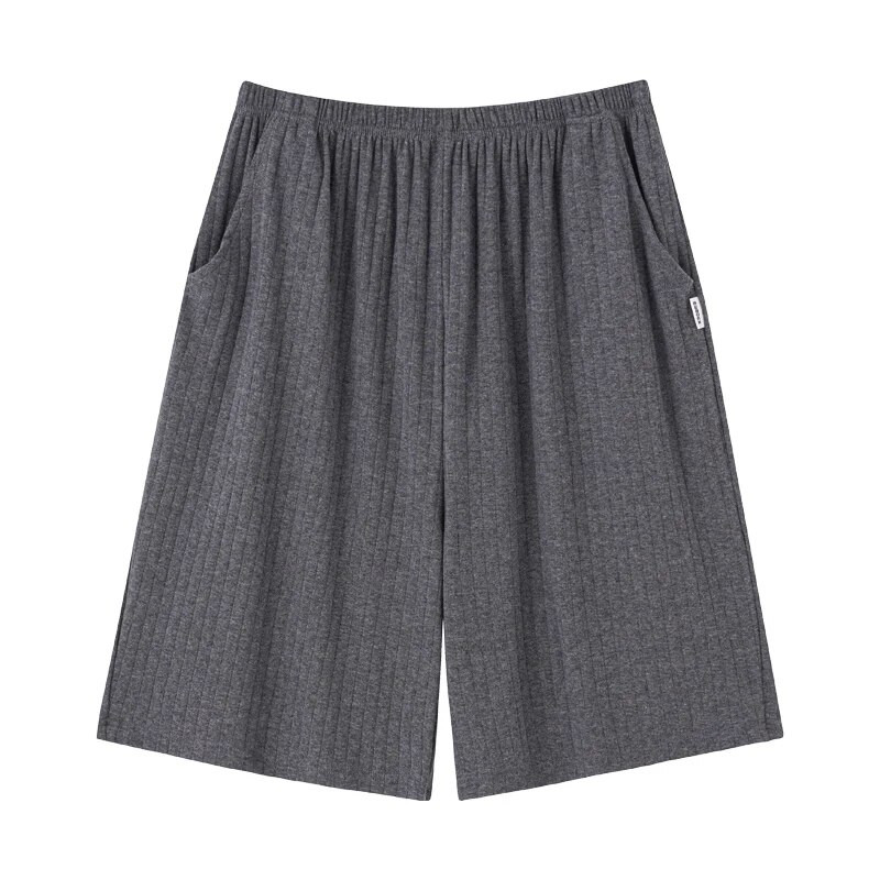 Letné pevné pyžamové nohavice Pánske pyžamové oblečenie Ležérne nohavice Pánske spacie šortky Voľné pohodlné modálne bavlnené spacie nohavice 5XL