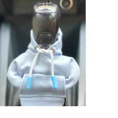 „Hoodie“ automobilio pavarų dėžės automobilio perjungimo svirties dangtelis „Mada“ pavarų rankenėlė pavarų svirties dekoratyvinis dangtelis „Manual Gear“ megztinio keitimo svirties dangtelis