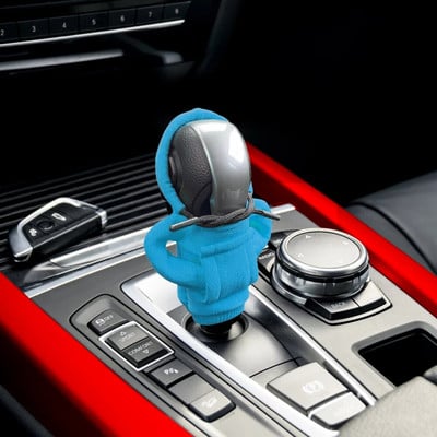 „Hoodie“ automobilio pavarų dėžės automobilio perjungimo svirties dangtelis „Mada“ pavarų rankenėlė pavarų svirties dekoratyvinis dangtelis „Manual Gear“ megztinio keitimo svirties dangtelis