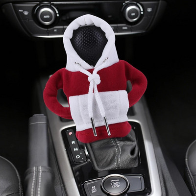 „Hoodie“ automobilio pavarų dėžės automobilio perjungimo svirties dangtelis „Mada“ pavarų rankenėlė pavarų svirties dekoratyvinis dangtelis „Manual Gear“ megztinio keitimo svirties dangtelis