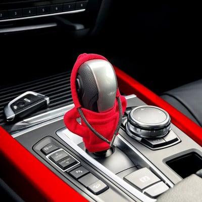 „Hoodie“ automobilio pavarų dėžės automobilio perjungimo svirties dangtelis „Mada“ pavarų rankenėlė pavarų svirties dekoratyvinis dangtelis „Manual Gear“ megztinio keitimo svirties dangtelis