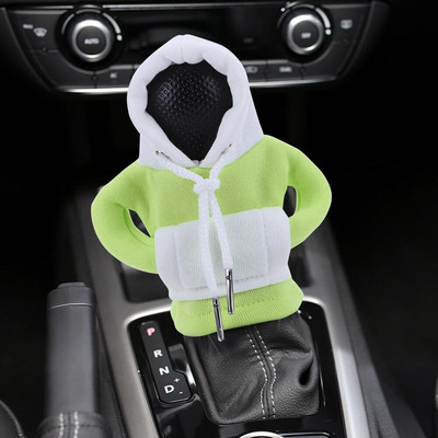 „Hoodie“ automobilio pavarų dėžės automobilio perjungimo svirties dangtelis „Mada“ pavarų rankenėlė pavarų svirties dekoratyvinis dangtelis „Manual Gear“ megztinio keitimo svirties dangtelis