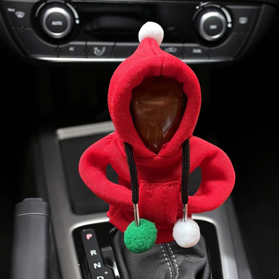„Hoodie“ automobilio pavarų dėžės automobilio perjungimo svirties dangtelis „Mada“ pavarų rankenėlė pavarų svirties dekoratyvinis dangtelis „Manual Gear“ megztinio keitimo svirties dangtelis