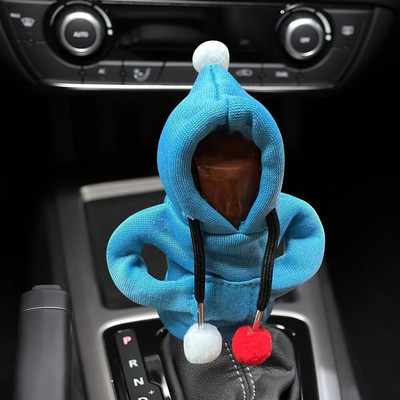 „Hoodie“ automobilio pavarų dėžės automobilio perjungimo svirties dangtelis „Mada“ pavarų rankenėlė pavarų svirties dekoratyvinis dangtelis „Manual Gear“ megztinio keitimo svirties dangtelis