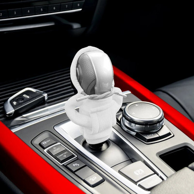 „Hoodie“ automobilio pavarų dėžės automobilio perjungimo svirties dangtelis „Mada“ pavarų rankenėlė pavarų svirties dekoratyvinis dangtelis „Manual Gear“ megztinio keitimo svirties dangtelis