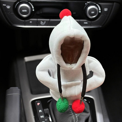 „Hoodie“ automobilio pavarų dėžės automobilio perjungimo svirties dangtelis „Mada“ pavarų rankenėlė pavarų svirties dekoratyvinis dangtelis „Manual Gear“ megztinio keitimo svirties dangtelis