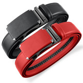 Poslovni muški remen od prave kože, višebojna goveđa koža, ležerno odijelo s automatskom kopčom, univerzalni remen za muškarce