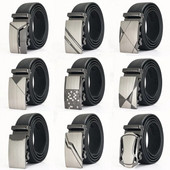 3,5 cm Augstas kvalitātes augšējā slāņa ādas automātiska sprādze, vīriešu josta, biznesa uzvalks, jostasvieta, ikdienas govs ādas josta vīriešiem vairumtirdzniecība