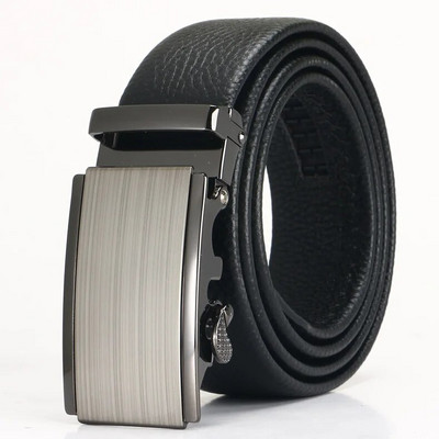 3,5 cm Augstas kvalitātes augšējā slāņa ādas automātiska sprādze, vīriešu josta, biznesa uzvalks, jostasvieta, ikdienas govs ādas josta vīriešiem vairumtirdzniecība