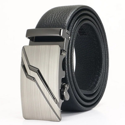 3,5 cm Augstas kvalitātes augšējā slāņa ādas automātiska sprādze, vīriešu josta, biznesa uzvalks, jostasvieta, ikdienas govs ādas josta vīriešiem vairumtirdzniecība