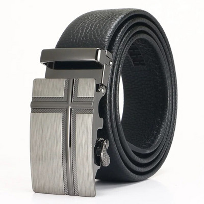 3,5 cm Augstas kvalitātes augšējā slāņa ādas automātiska sprādze, vīriešu josta, biznesa uzvalks, jostasvieta, ikdienas govs ādas josta vīriešiem vairumtirdzniecība