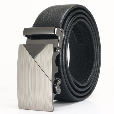 3,5 cm Augstas kvalitātes augšējā slāņa ādas automātiska sprādze, vīriešu josta, biznesa uzvalks, jostasvieta, ikdienas govs ādas josta vīriešiem vairumtirdzniecība