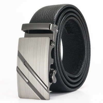 3,5 cm Augstas kvalitātes augšējā slāņa ādas automātiska sprādze, vīriešu josta, biznesa uzvalks, jostasvieta, ikdienas govs ādas josta vīriešiem vairumtirdzniecība