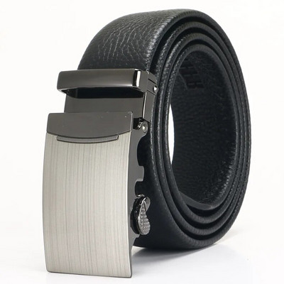 3,5 cm Augstas kvalitātes augšējā slāņa ādas automātiska sprādze, vīriešu josta, biznesa uzvalks, jostasvieta, ikdienas govs ādas josta vīriešiem vairumtirdzniecība