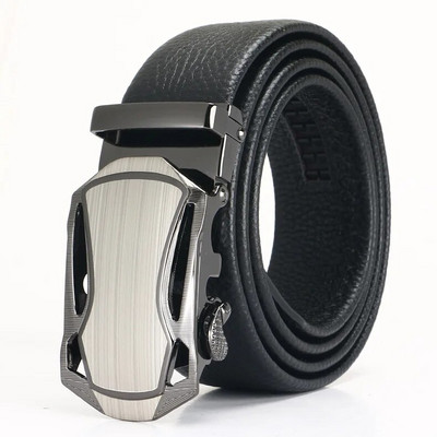 3,5 cm Augstas kvalitātes augšējā slāņa ādas automātiska sprādze, vīriešu josta, biznesa uzvalks, jostasvieta, ikdienas govs ādas josta vīriešiem vairumtirdzniecība