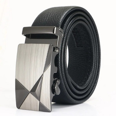 3,5 cm Augstas kvalitātes augšējā slāņa ādas automātiska sprādze, vīriešu josta, biznesa uzvalks, jostasvieta, ikdienas govs ādas josta vīriešiem vairumtirdzniecība