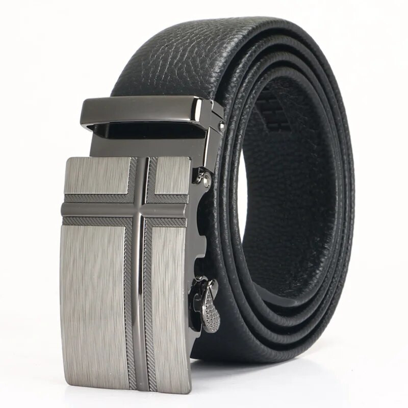 3,5 cm Augstas kvalitātes augšējā slāņa ādas automātiska sprādze, vīriešu josta, biznesa uzvalks, jostasvieta, ikdienas govs ādas josta vīriešiem vairumtirdzniecība