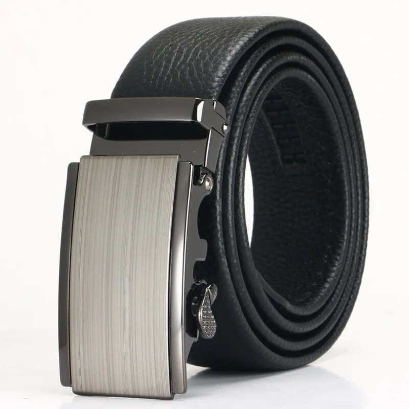 3,5 cm Augstas kvalitātes augšējā slāņa ādas automātiska sprādze, vīriešu josta, biznesa uzvalks, jostasvieta, ikdienas govs ādas josta vīriešiem vairumtirdzniecība