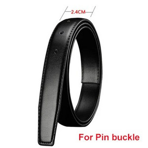 Övek csat nélkül 2,4 2,8 3,0 3,5 3,8 cm szélesség Márka tűs csat férfi övek test, csat nélküli