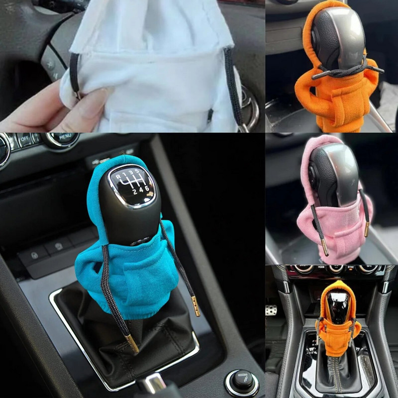 Αθλητικό πουκάμισο Μοχλός ταχυτήτων Αθλητικό πουκάμισο Μοχλός ταχυτήτων με κουκούλα αθλητικό πουκάμισο Κάλυμμα πόμολο ταχυτήτων μοχλός ταχυτήτων αυτοκινήτου Χειροκίνητη λαβή Μοντέρνα