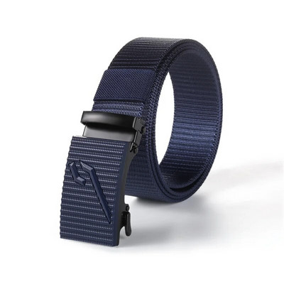 Nylonový automatický opasok s prackou pre mužov, vonkajšie náradie, džínsy, jednofarebný plátený opasok, vysoko kvalitný taktický opasok pre mužov, veľkoobchod