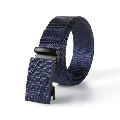 Nylonový automatický opasok s prackou pre mužov, vonkajšie náradie, džínsy, jednofarebný plátený opasok, vysoko kvalitný taktický opasok pre mužov, veľkoobchod