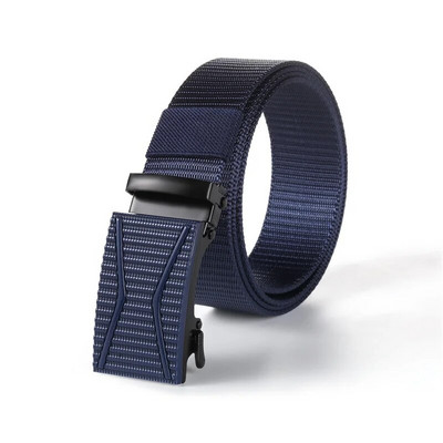 Nylonový automatický opasok s prackou pre mužov, vonkajšie náradie, džínsy, jednofarebný plátený opasok, vysoko kvalitný taktický opasok pre mužov, veľkoobchod