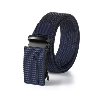 Nylonový automatický opasok s prackou pre mužov, vonkajšie náradie, džínsy, jednofarebný plátený opasok, vysoko kvalitný taktický opasok pre mužov, veľkoobchod