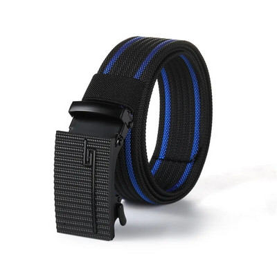 Nylonový automatický opasok s prackou pre mužov, vonkajšie náradie, džínsy, jednofarebný plátený opasok, vysoko kvalitný taktický opasok pre mužov, veľkoobchod