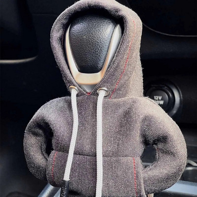 2023 Нова креативна тениска Капак на скоростния лост на автомобила Неплъзгаща се аксесоари за модификация на интериора Дръжка на скоростната кутия Декоративен защитен капак