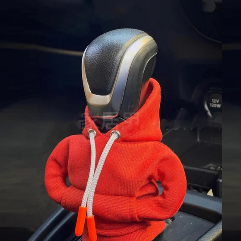 2023 Нова креативна тениска Капак на скоростния лост на автомобила Неплъзгаща се аксесоари за модификация на интериора Дръжка на скоростната кутия Декоративен защитен капак