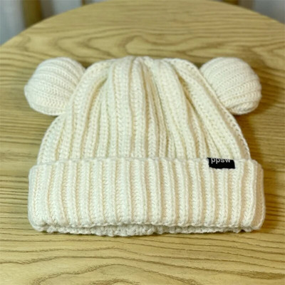 Ženske mačje uši Steamed Cathaped Zimska pletiva Štitnik za uši Kapuljača Vunena toplina, moda i kapa za slobodno vrijeme H34