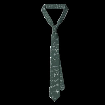 Jautra matemātiskā formula vīriešu kaklasaite, 3D druka