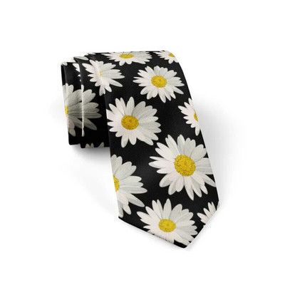 Muške kravate s uzorkom tratinčica, 8 cm, tanke kravate, modni dodaci za košulje, dnevna odjeća, kravate, poklon za vjenčanje, kravate za muškarce