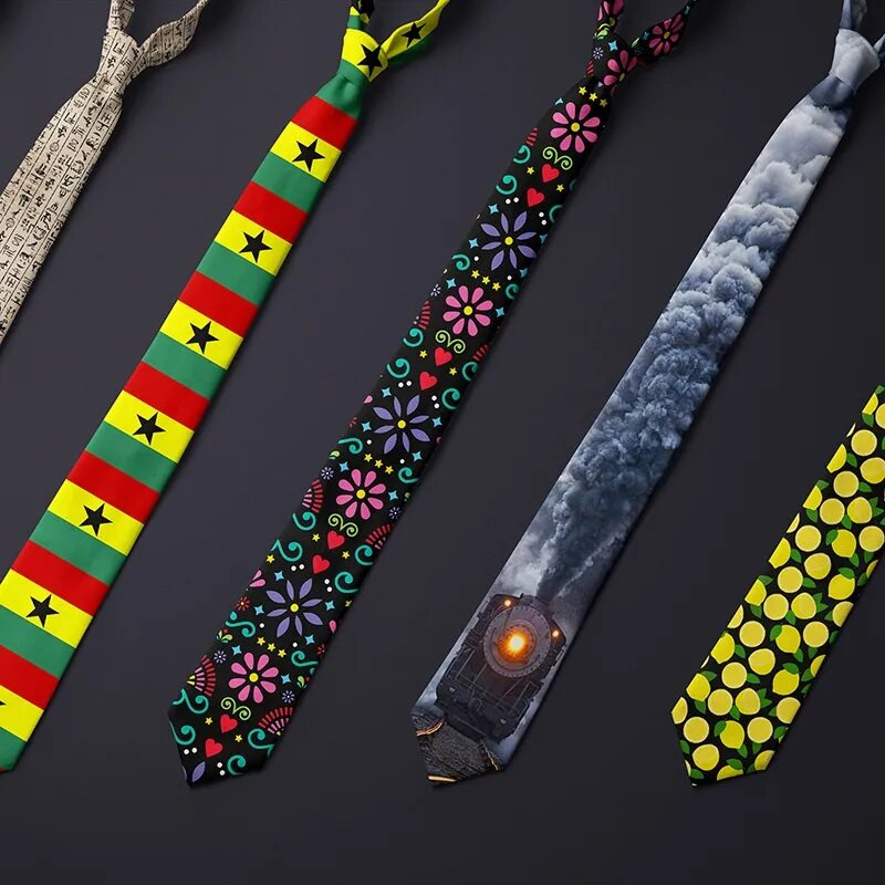 Muške kravate s uzorkom tratinčica, 8 cm, tanke kravate, modni dodaci za košulje, dnevna odjeća, kravate, poklon za vjenčanje, kravate za muškarce