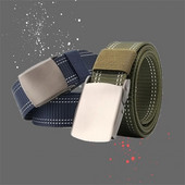 Platneni muški i ženski remen Studentska vojna obuka Sportovi na otvorenom Jednostavan taktički remen Ležerni ženski najlonski pojas