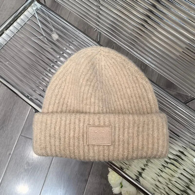 Panama ženski jesenski i zimski vuneni pleteni pulover Hladna kapa Podebljana traka za glavu Zaštita za uši Moda za van H154