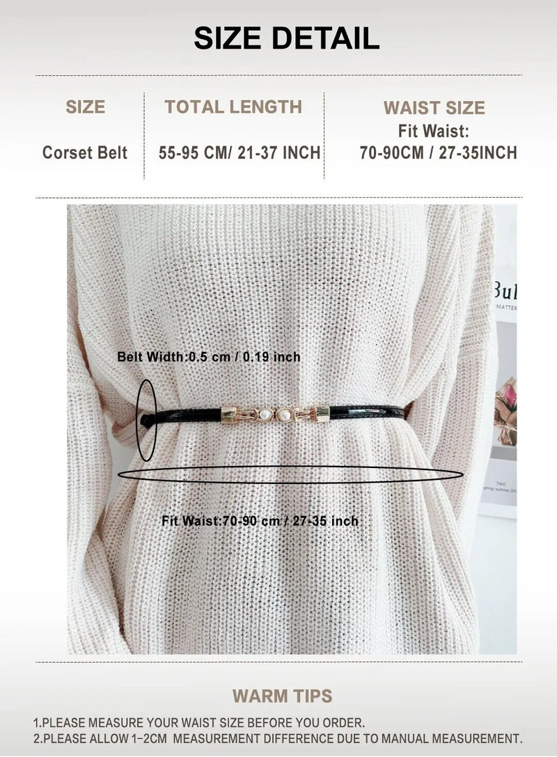 1 iepakojums melnbaltā krāsā Pu ādas sprādzes mētelis ar sieviešu plānu jostasvietu