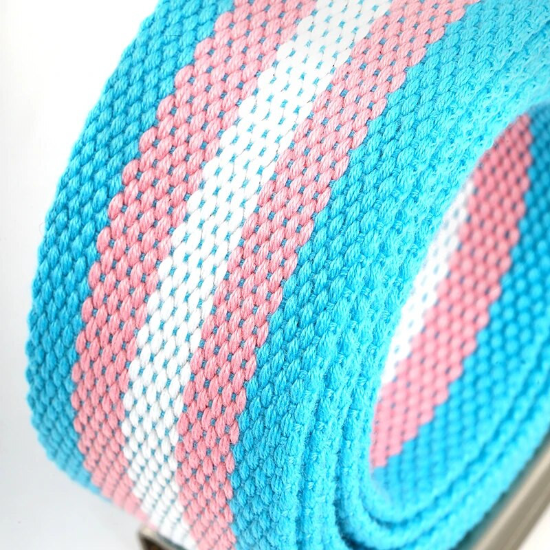 3,8 cm prugasti platneni ženski remen od legure s glatkom kopčom, modni pleteni remen za sportove na otvorenom, muškarci, veleprodaja