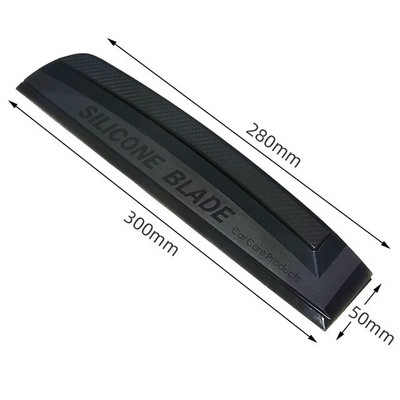 Neskrāpējošs, elastīgs mīksts silikons, ērts rakelis Automašīnas ietīšanas instrumenti Ūdens logu tīrītāja žāvēšanas asmens Tīrs skrāpēšanas plēves skrāpis