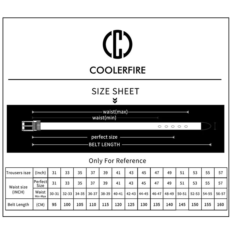 Jauna, grozāma, pagriežama sprādze, divpusēja jostas jostas vīriešiem īstas ādas kleitas josta HQ116