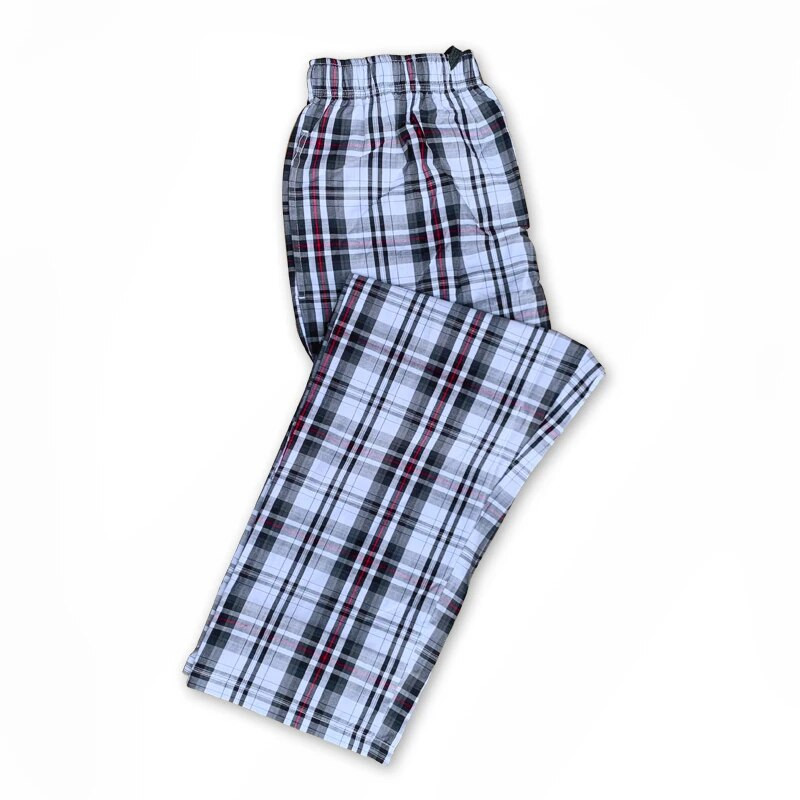 Muške karirane pidžame od 100% pamuka Muški donji dio pidžame Muške pidžame za kućnu nošnju Muške kotodžame