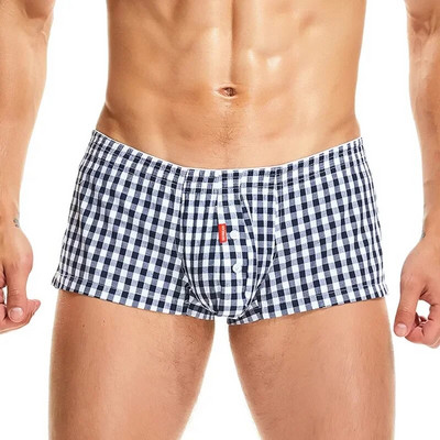 Βαμβακερές πιτζάμες Arrow Lounge Λεπτά Sleepwear Εσώρουχα Ανδρικά Σορτς Εσώρουχα Σορτς Καρό Σπίτι Sleep Bottoms Ανδρικά Boxer