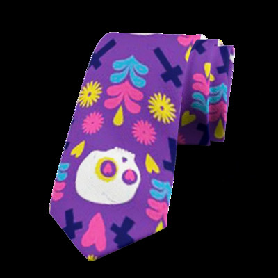 Kravate s otisnutim lubanjama za muškarce Žene Nova modna kumova kravata Ležerna muška kravata 8 cm širine Kravata za svatove