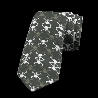 Kravate s otisnutim lubanjama za muškarce Žene Nova modna kumova kravata Ležerna muška kravata 8 cm širine Kravata za svatove