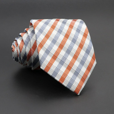 Nova kravata od jacquard tkanine za muškarce Klasične karirane kravate Poliesterska kravata Vjenčanje Poslovna zabava Formalna odijela Dodaci za kravate